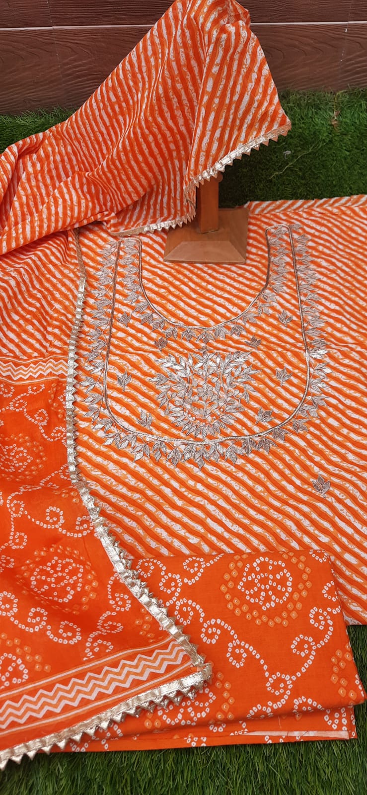 Kotadoria Gotta Patti Work Dress Material main image 0