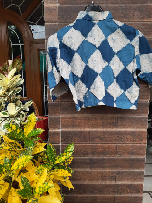 Indigo Cotton Top