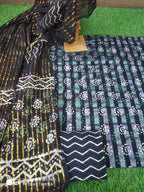 Beautiful Cotton Suit With Cotton Dupatta