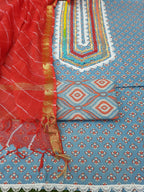 Cotton gotta detailing suit