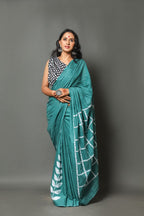 Pastel Green Color Soft Mulmul Cotton Saree