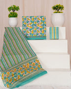 Cotton suit with mulmul cotton dupatta