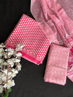 cotton suit with mulmul dupatta