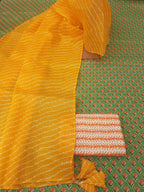 Cotton suit with kota dupatta