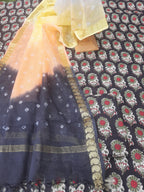 Cotton suit with kota dupatta