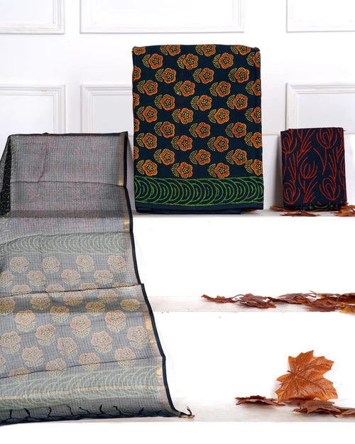 Cotton suit with kota dupatta