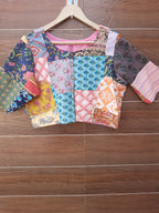 Designer cotton multicolor blouse