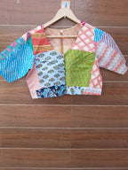 Designer cotton multicolor blouse