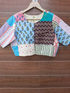 Designer cotton multicolor blouse