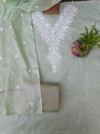 Soft silk with embroidery suit