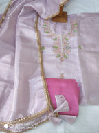 Soft tissue hand aari work suit