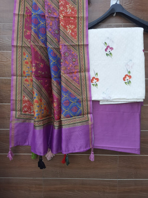 Premium Jacquard weaving cotton suit