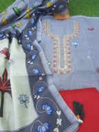 Soft silk digital print gotta work Dress Material - Aaditri fab