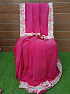 Designer Handloom Cotton Katha Weaved saree