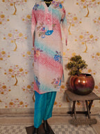 DESIGNER HAKOBA COTTON EMBRIDERY SUIT