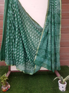 Pastel Green Color Mulmul Cotton Saree