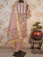 PASTEL COLOR MAHESHWARI SILK SUIT