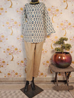 BEIGE COLOR COTTON TOP