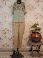 OLIVE GREEN COTTON TOP