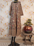 Pastel Brown Color Cotton Dress