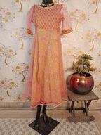 Pastel Color Cotton Designer Dress