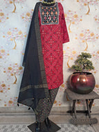 Designer Yok Cotton Bandhej Print Suit