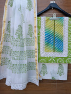 Florence Green Color Designer Cotton Suit