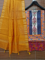 Designer cotton patch work suit