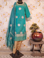 STEEL AQUA COLOR DESIGNER GOTTA WORK SUIT