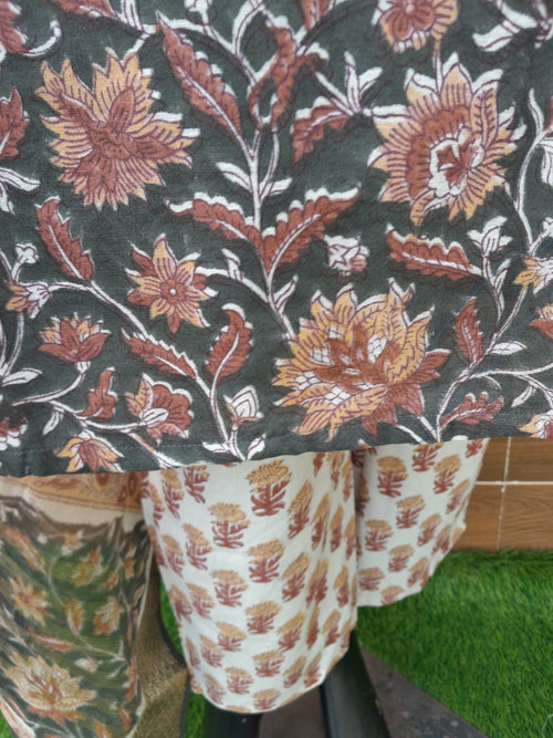 Black Color Maheshwari Silk Stitiched Suit