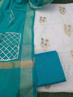 Pure banarsi meenakari weaving suit