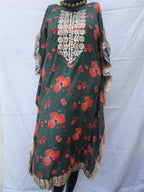 Kaftan Creap Soft Silk With Gotta Work