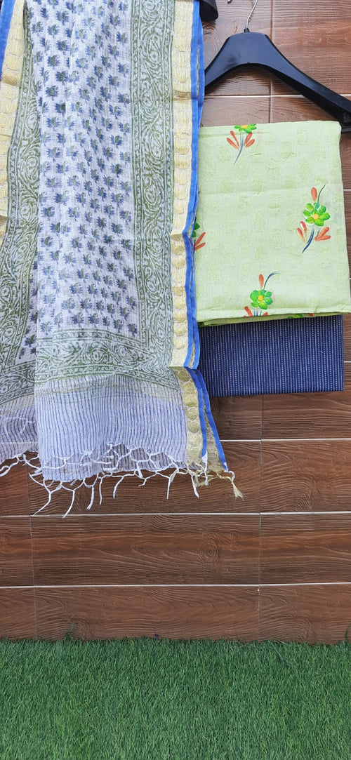 Premium Jacquard cotton weaving suit