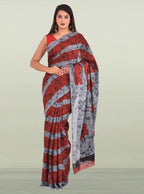 Cotton Batik Saree - Aaditri fab