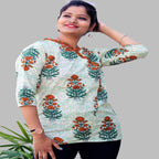 Beautiful Cotton Stitched Top