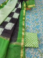 Cotton suit with kota dupatta