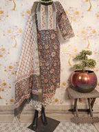 BLACK COLOR MAHESHWARI SILK SUIT
