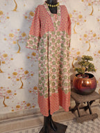 Peach Color Cotton Dress