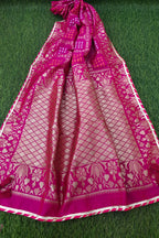 Rani Semi Silk Banarasi Dupatta