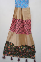 Multicolor Beautiful Designer Stole With Tassels